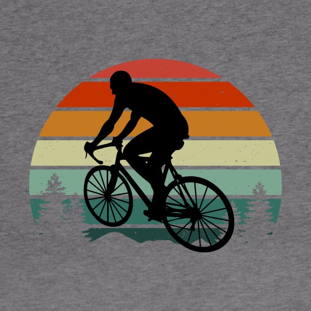 Cyclist vintage retro sunset style by GameOn Gear